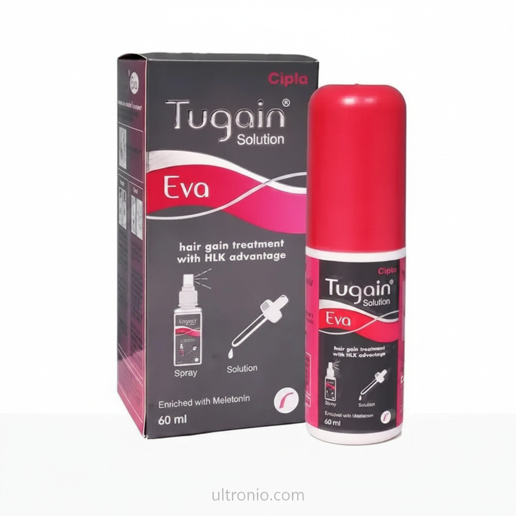 Tugain Eva 60ml – Hair Regrowth Treatment Serum for Thinning Hair & Hair Loss Ultonio