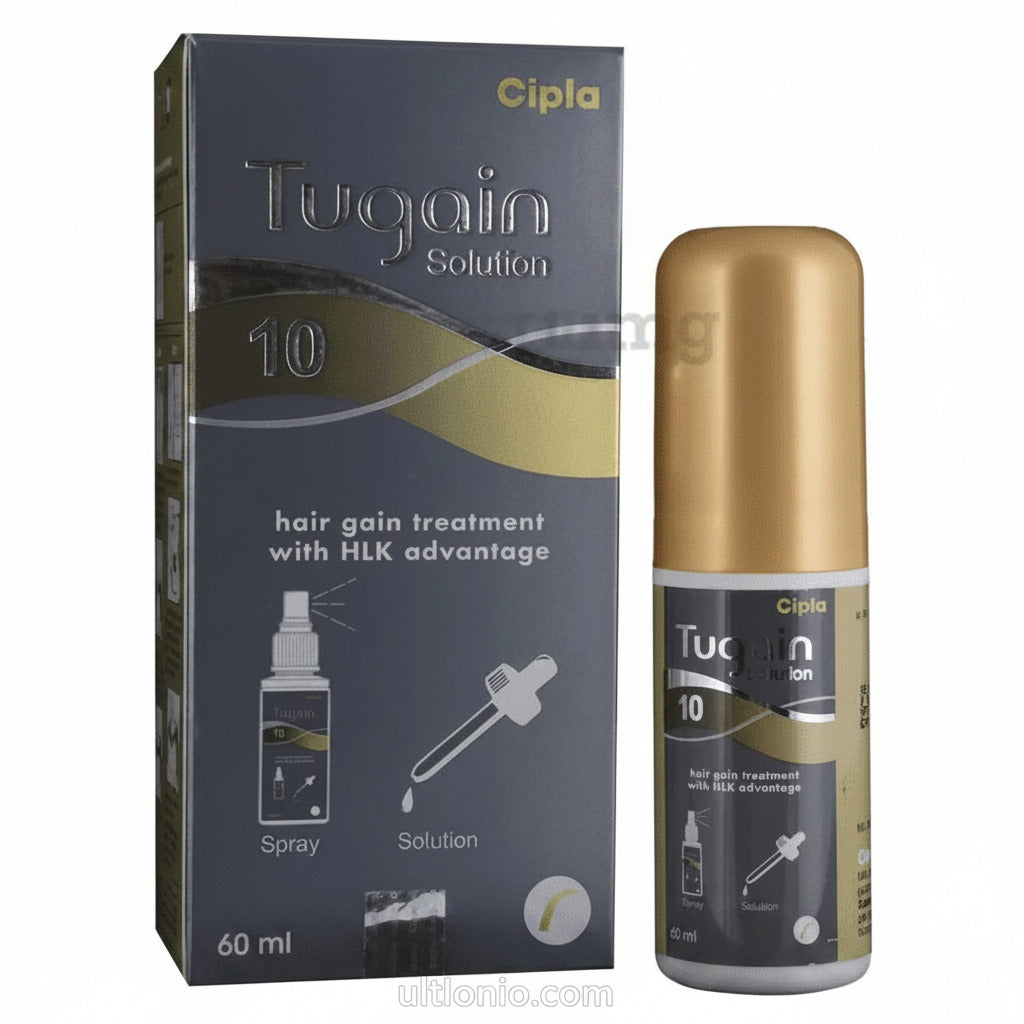 Tugain 10% Minoxidil Solution – Advanced Hair Regrowth Treatment for Men & Women Ultonio