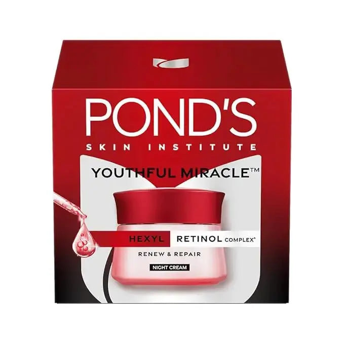 Ponds Age Miracle Night Cream 50ml – Anti Wrinkle & Night Moisturizer for Face Ultonio