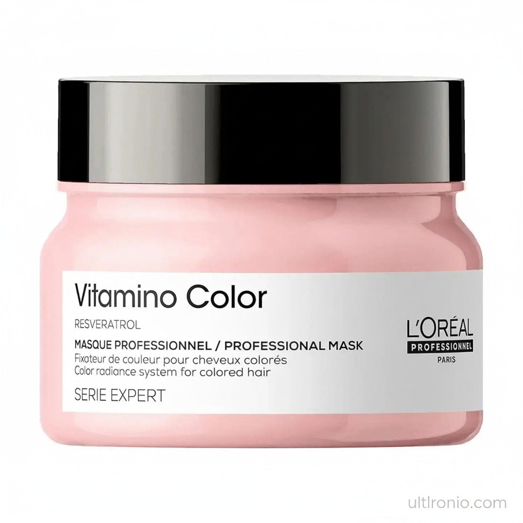 L'Oréal Professionnel Vitamino Color Hair Mask 250g – Serie Expert – With Resveratrol for Color Protection & Shine Ultonio