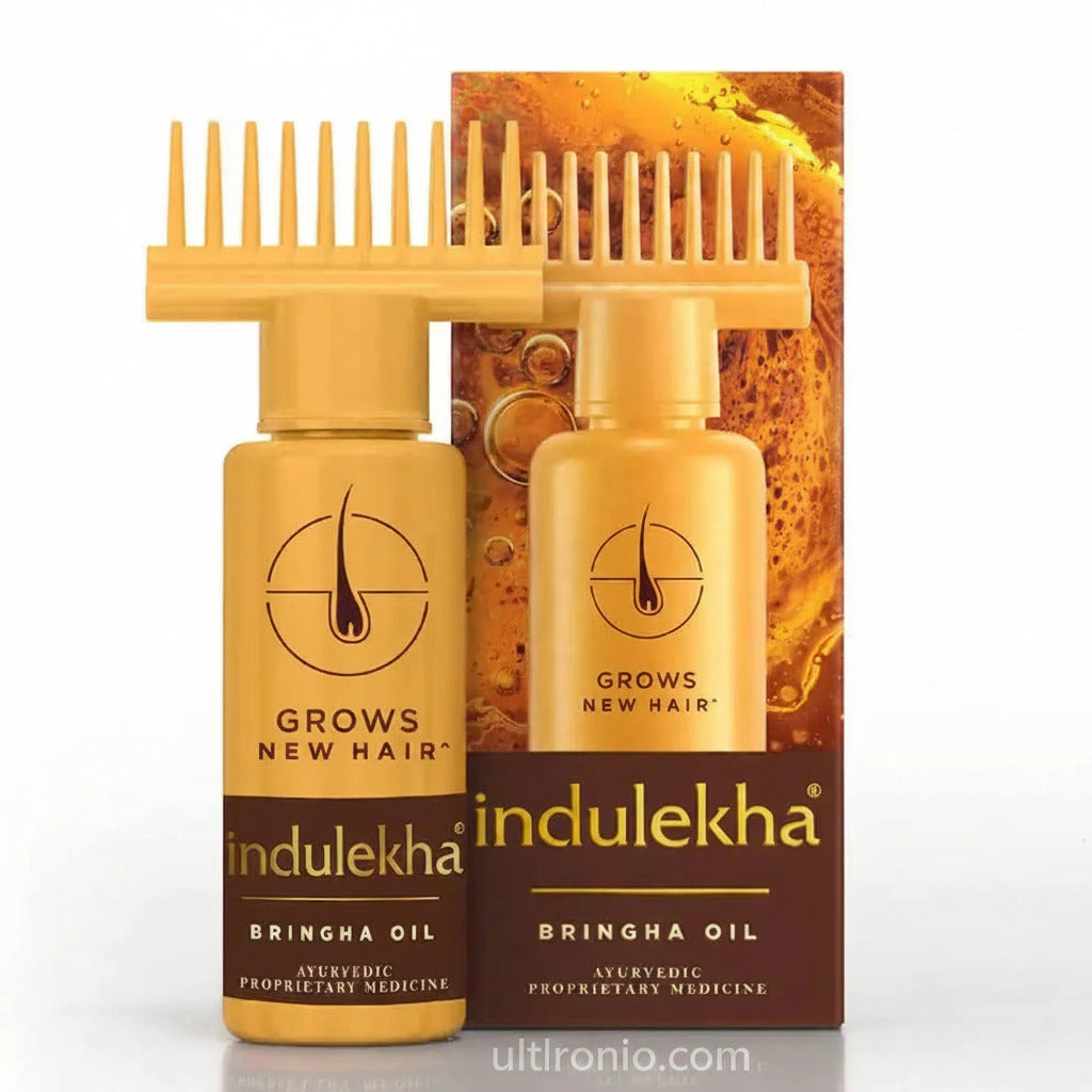 Indulekha Svetakutaja Oil 100ml – 100% Ayurvedic Medicinal Oil for Dandruff Treatment & Scalp Care Ultonio
