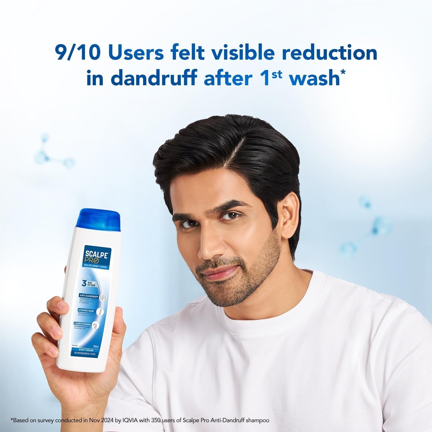 Scalpe Pro Daily Anti-Dandruff Shampoo – Removes Dandruff from Source – 100 ml (Pack of 2)