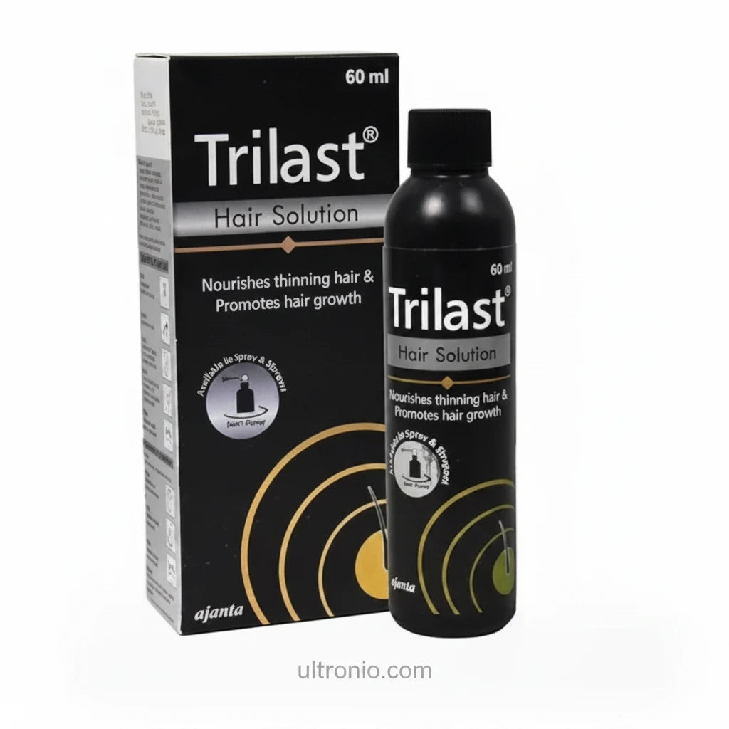 Trilast Hair Solution 60ml – Anti-Hair Fall & Hair Growth Treatment Serum Ultonio