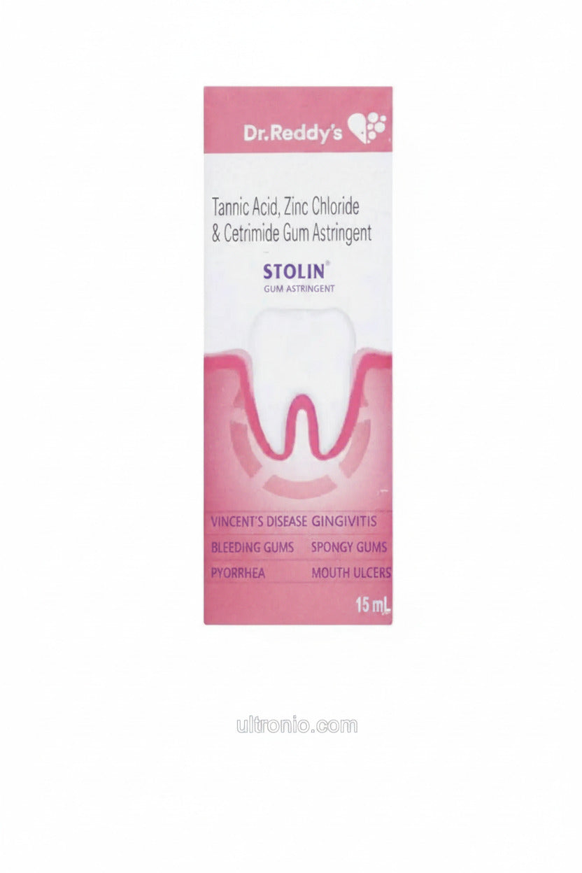 Stolin Gum Gum Paint 15ml (Pack of 2) – Fast-Acting Oral Pain Relief Gel for Gums Ultonio