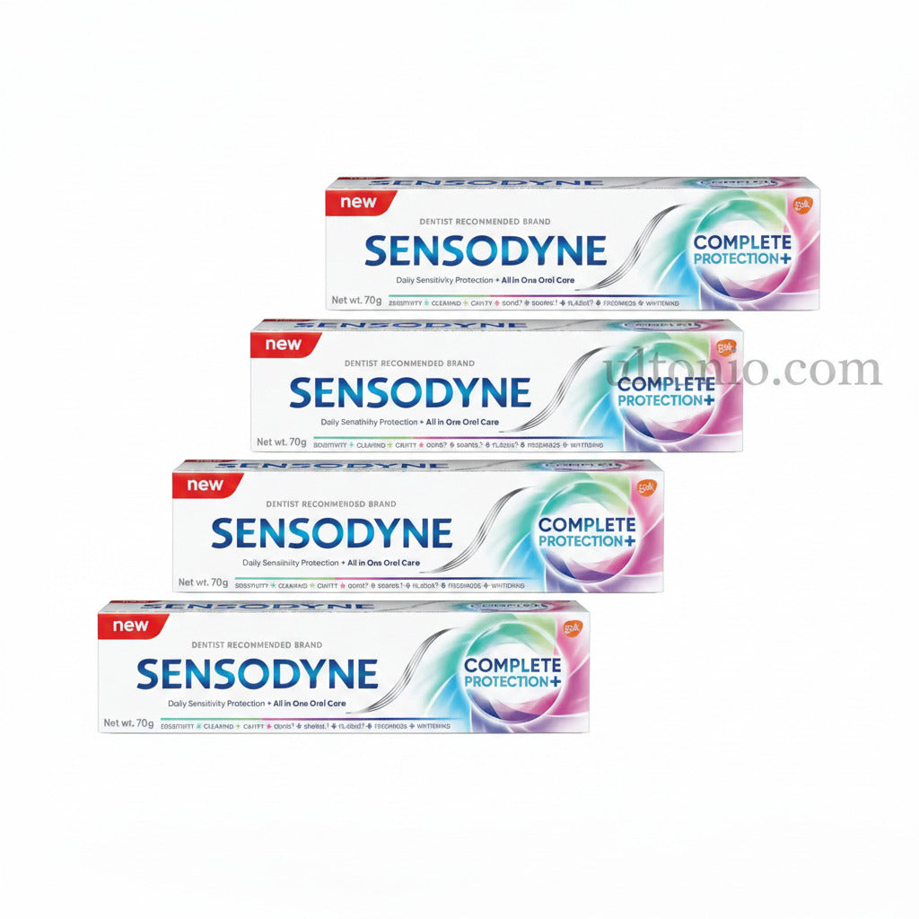 Sensodyne Complete Protection Toothpaste – 70g (Pack of 5) – Daily Oral Care for Sensitive Teeth & Gum Health Ultonio