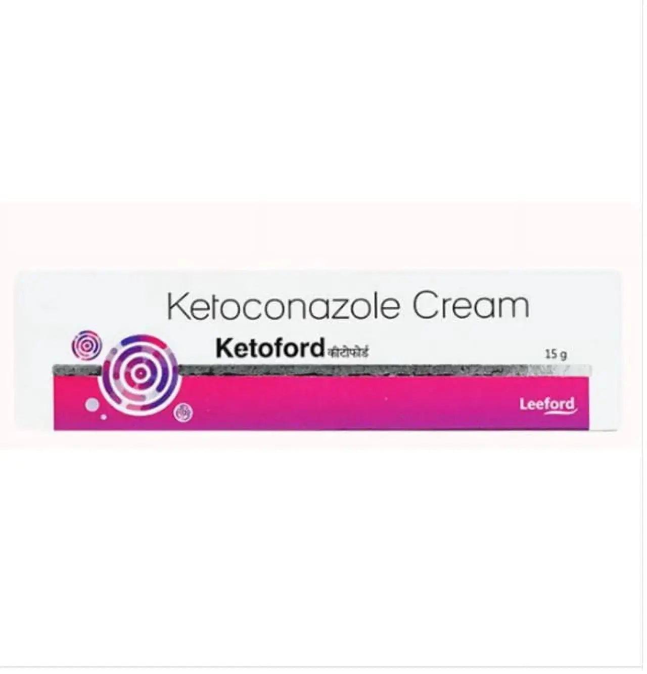 Ketoford 2% Cream 15g (Pack of 2) – Antifungal Ketoconazole Treatment for Skin Infections Ultonio