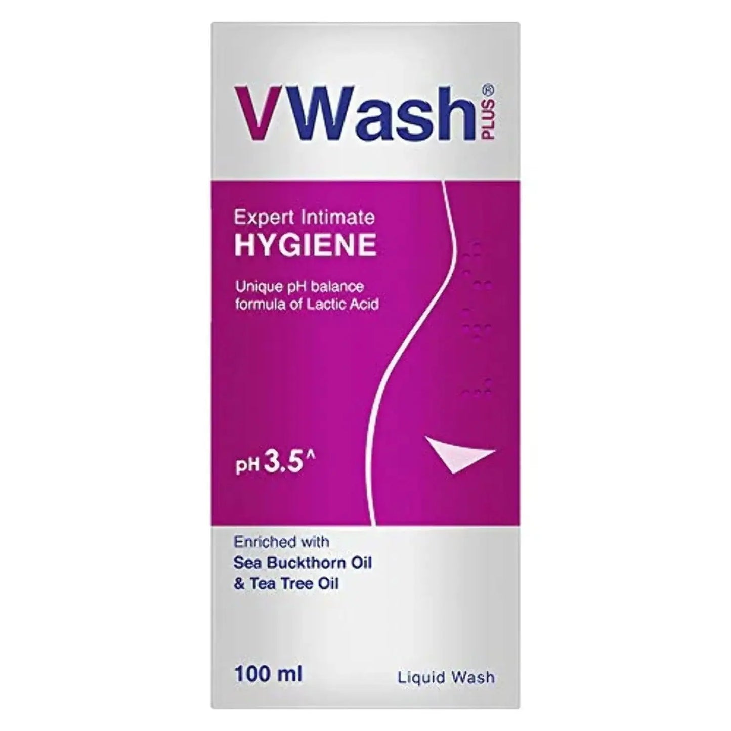 VWash Intimate Hygiene Wash for Women – 100ml (Pack of 2) – pH Balanced Daily Feminine Care Ultonio