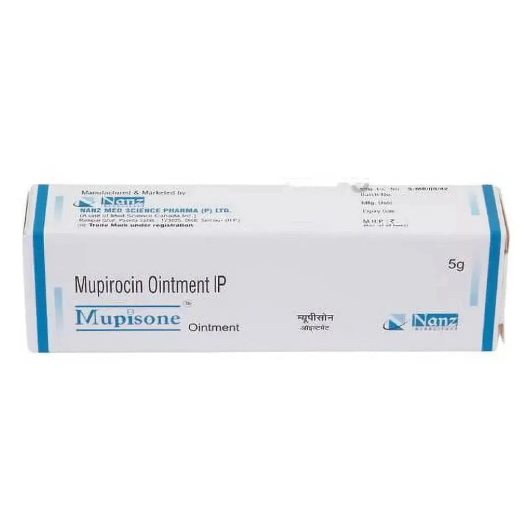 Mupisone Cream 5gm (Pack of 2) – Mupirocin Cream for Bacterial Skin Infections Ultonio