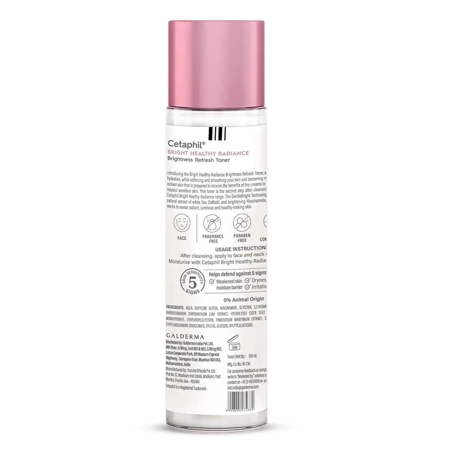 Cetaphil Bright Healthy Niacinamide Vitamin B3 Sea Radiance Refresh Toner 150ml Ultronio