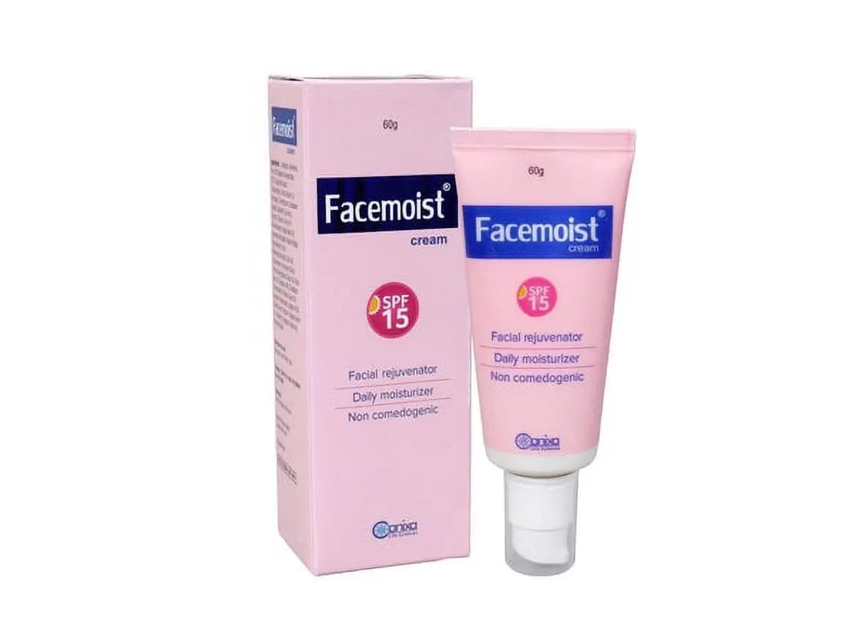 Facemoist Cream 60g – Lightweight Moisturizer for Oily & Acne-Prone Skin – Non-Greasy Daily Hydration