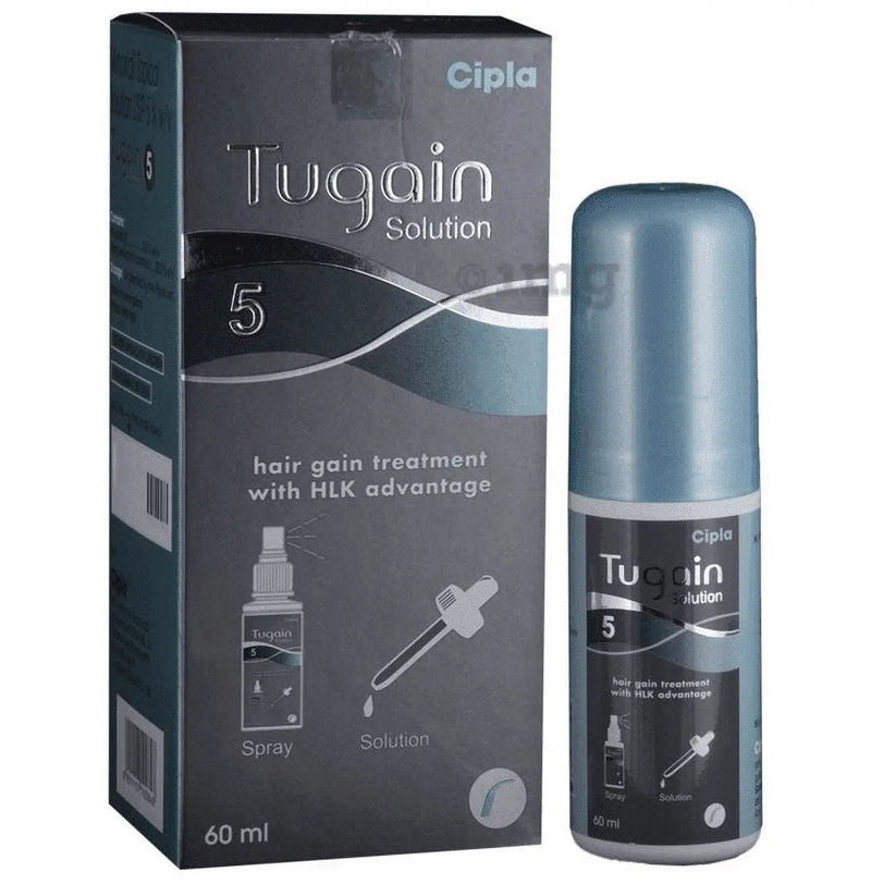 Tugain 5% Minoxidil Solution – Effective Hair Regrowth Treatment for Men & Women