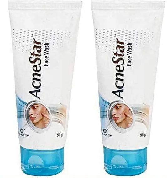Acnestar Mankind Unisex Face Wash – 50g (Pack of 2) – Oil Control & Anti-Acne Cleanser for Oily & Acne-Prone Skin
