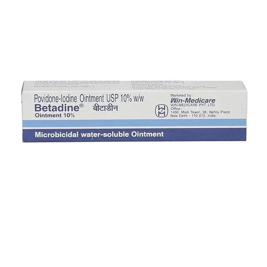 Betadine 10% Ointment 20gm (Pack of 2)– Antiseptic Wound Care with Povidone-Iodine – Prevents Infection & Promotes Healing