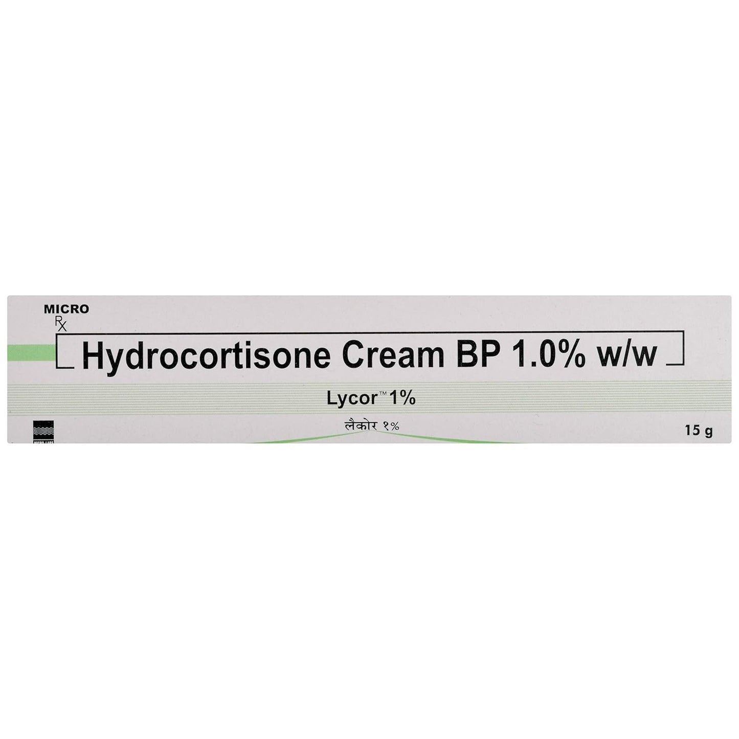 Lycor 1% Hydrocortisone Cream – 15gm Each (Pack of 2) – Anti-Inflammatory & Itch Relief Cream