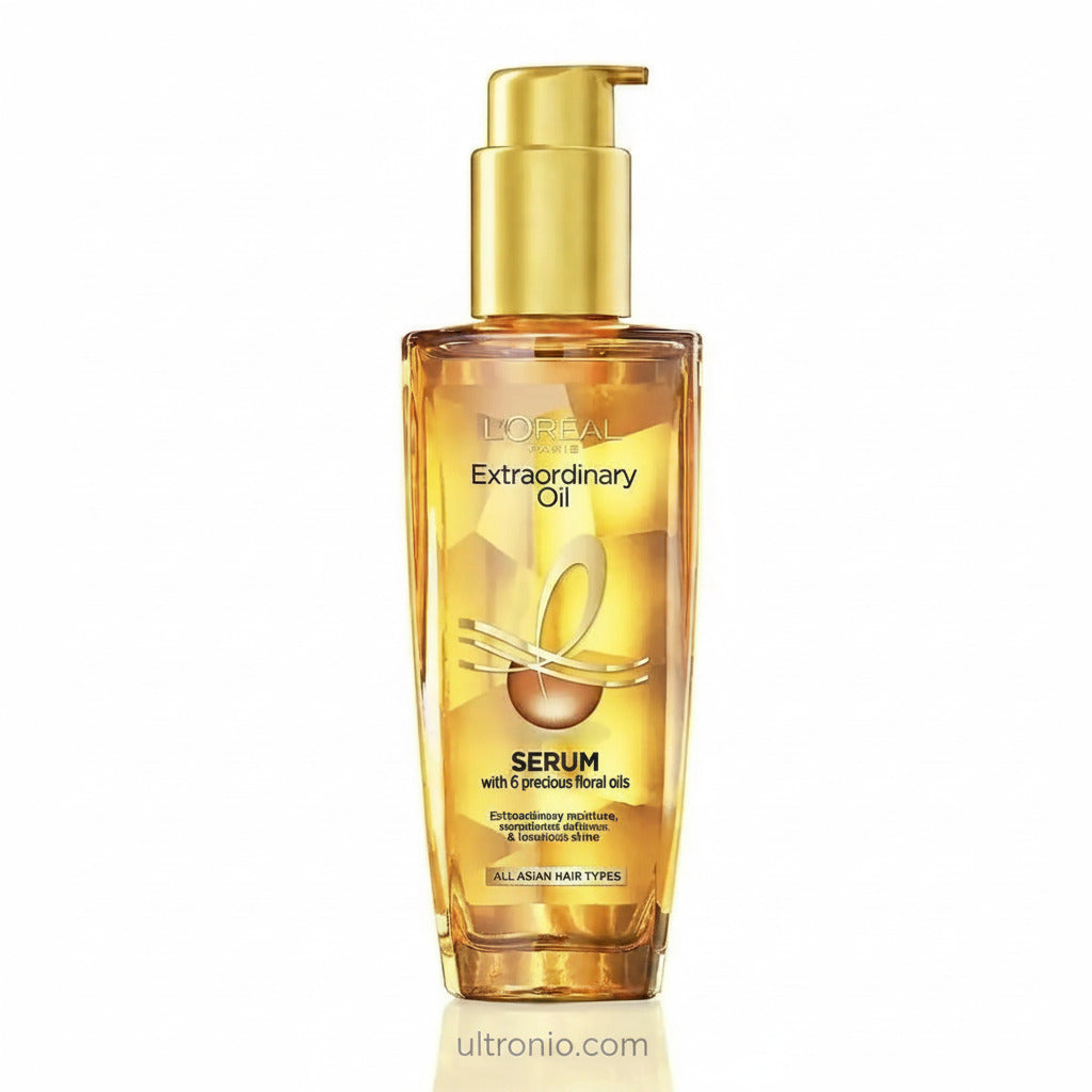 L'Oreal Paris Extraordinary Oil Serum 100ml – Anti-Frizz & Deep Nourishment for All Hair Types Ultonio