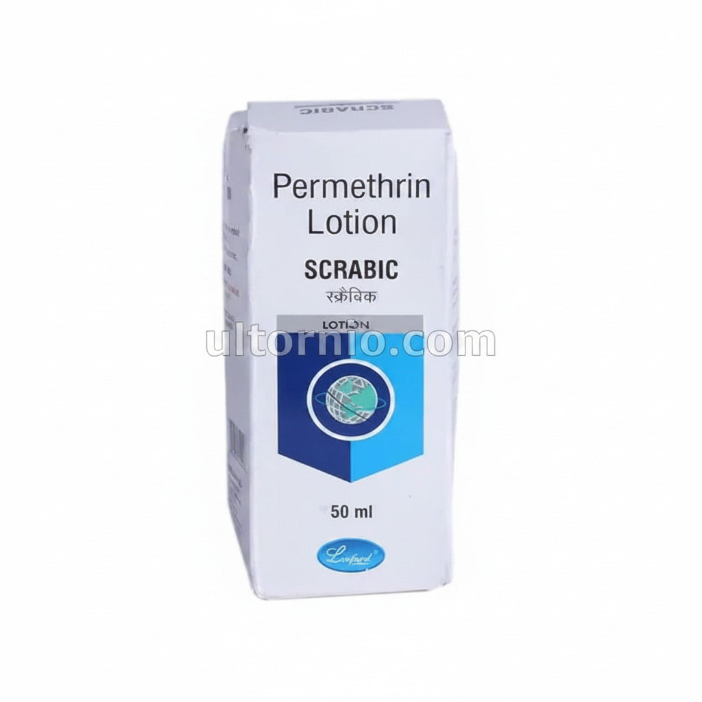 Scabic Lotion Pack of 2 (50ml Each) – permethrin cream for scabies Ultonio