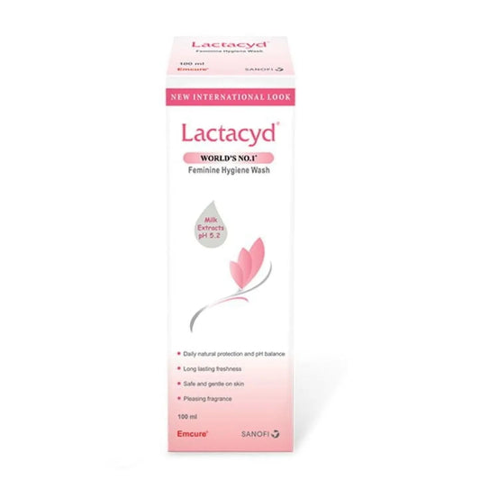 Lactacyd Feminine Hygiene Wash 100ml – Gentle Vaginal Wash for Women